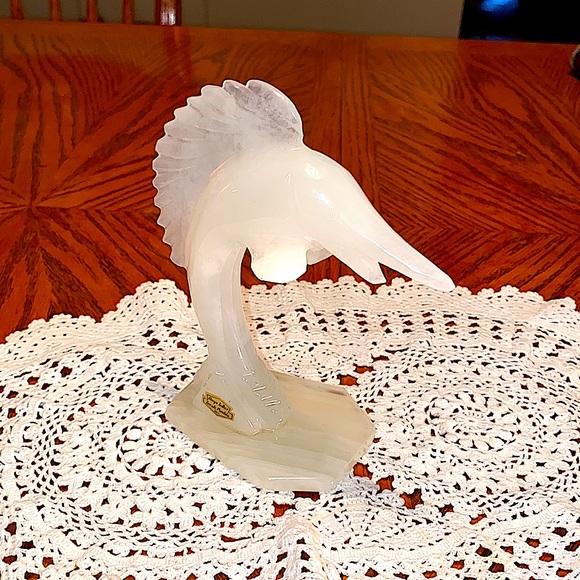 Onyx Tellez Swordfish Sculpture by Tecali Pueblo - Picture 3 of 11